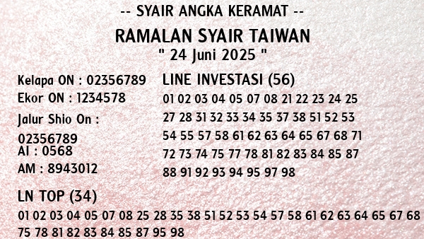 Prediksi Taiwan